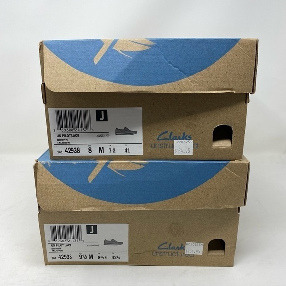 Clarks Mens Un Pilot Lace Brown - Picture 7 of 7